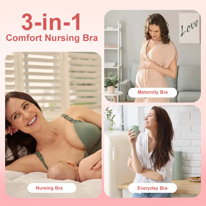 NESLEMY™ Nursing Nursing Bra for Women, Seamless and Without Underwire