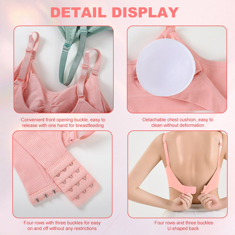 NESLEMY™ Nursing Nursing Bra for Women, Seamless and Without Underwire